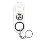 ウクライナのサッカー2016ファンのギア キーホルダー栓抜き (裏面)