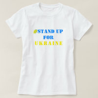 #ウクライナのサポートTシャツのために立ち上がる – 自由