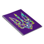 ウクライナのシンボルトリデント ノートブック (右側)