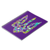 ウクライナのシンボルトリデント ノートブック (左側)