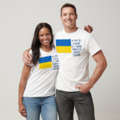 ウクライナのスローガン Tシャツ (ユニセックス)