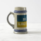 ウクライナのテクスチャ引用文のように勇敢である ビールジョッキ (左)