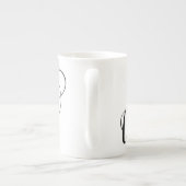 ウクライナのハートのуフラкグраラї、ウクライナ ボーンチャイナマグカップ (裏面)