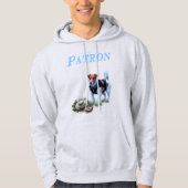 ウクライナのパイロテクニシャン犬のTシャツをパトロン パーカ (正面)