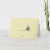 ウクライナのフツル猫 カード (裏面)