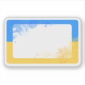 ウクライナのプランナースクラップブック シール (正面)