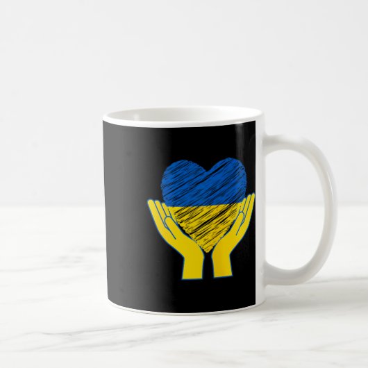 ウクライナのプーチン政権抗議デモ コーヒーマグカップ (右)