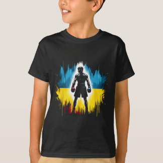ウクライナのボクサーパトリオティックボクシングファイターウクライナ1 Tシャツ