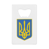 ウクライナの三角形の クレジットカード栓抜き (正面)