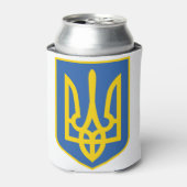 ウクライナの三角形の 缶クーラー (缶正面)
