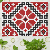 ウクライナの刺繍 キッチンタオル (折り畳み)