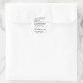 ウクライナの勇気についてのウクライナ詩への詩 ラウンドシール (バッグ)