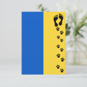 ウクライナの動物救援 サンキューカード (スタンド正面)