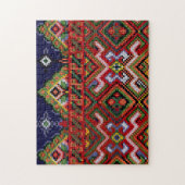 ウクライナの十字のステッチの刺繍のジグソーパズル ジグソーパズル (縦)