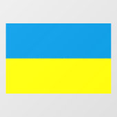 ウクライナの国旗(青と黄色) ウィンドウサイン (シート)