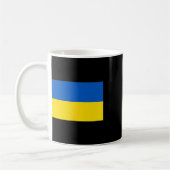 ウクライナの国旗 1 コーヒーマグカップ (左)