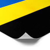 ウクライナの国旗 1 ポスター (角)
