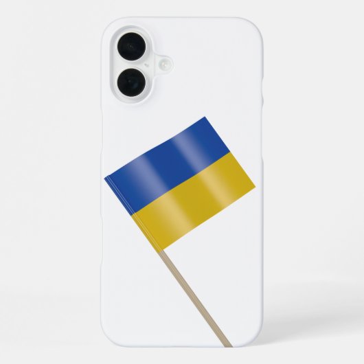ウクライナの国旗 iPhoneケース (裏面)