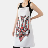 ウクライナの国章のトリズブ様式化 エプロン (インサイチュ)