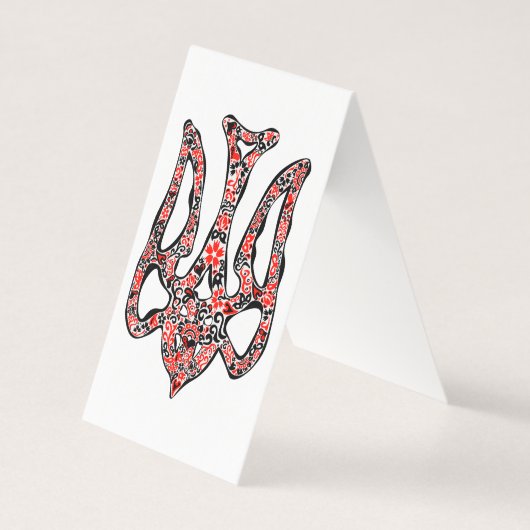 ウクライナの国章トリデントtryzub様式化 (正面)