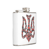 ウクライナの国章トリデントtryzub様式化 フラスク (右)