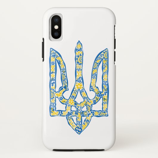 ウクライナの国章トリデントtryzub民族的な Case-Mate iPhoneケース (裏面)