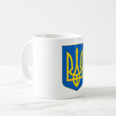 ウクライナの国章 コーヒーマグカップ (正面左)
