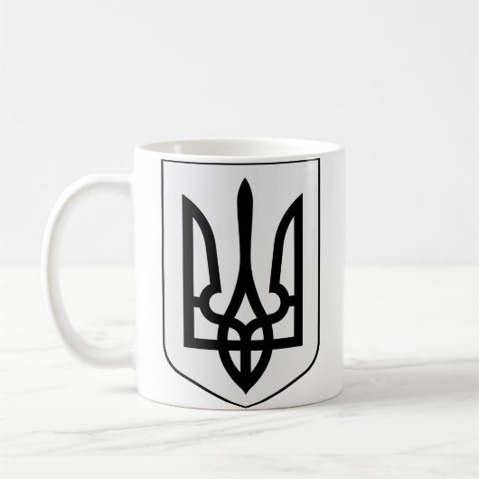 ウクライナの国章 コーヒーマグカップ (左)