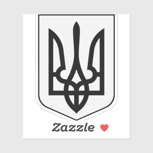 ウクライナの国章 シール (シート)