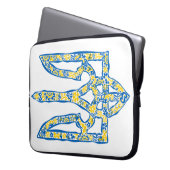 ウクライナの国章、トライズブ民族の民族的な民族 ラップトップスリーブ (正面左)