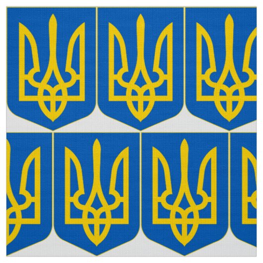 ウクライナの国章 ファブリック (見本)