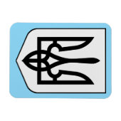 ウクライナの国章 マグネット (横)
