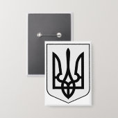 ウクライナの国章 缶バッジ (正面/裏面)