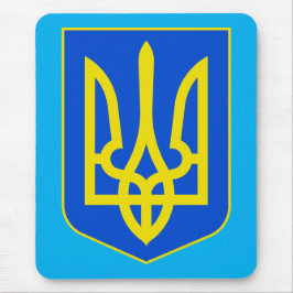 ウクライナの国章　黄金の三叉戟　美術 マウスパッド