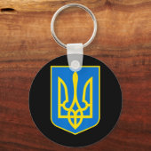 ウクライナの国章 - Glory to Ukraine 2 キーホルダー (正面)