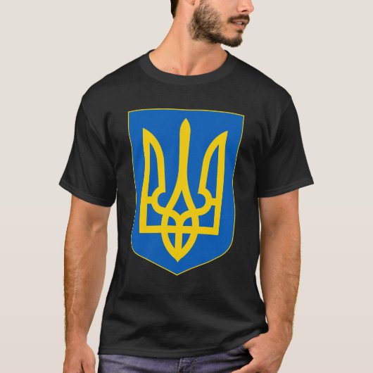 ウクライナの国章 Tシャツ (正面)