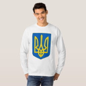 ウクライナの国章 Tシャツ (正面フル)