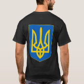 ウクライナの国章 Tシャツ (裏面)