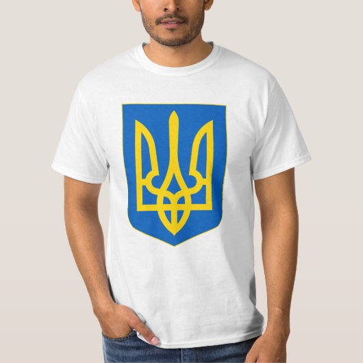 ウクライナの国章 Tシャツ (正面)