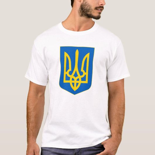 ウクライナの国章 Tシャツ (正面)
