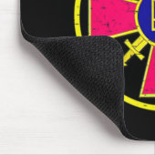 ウクライナの地上軍のエンブレム軍の武装 マウスパッド (コーナー)