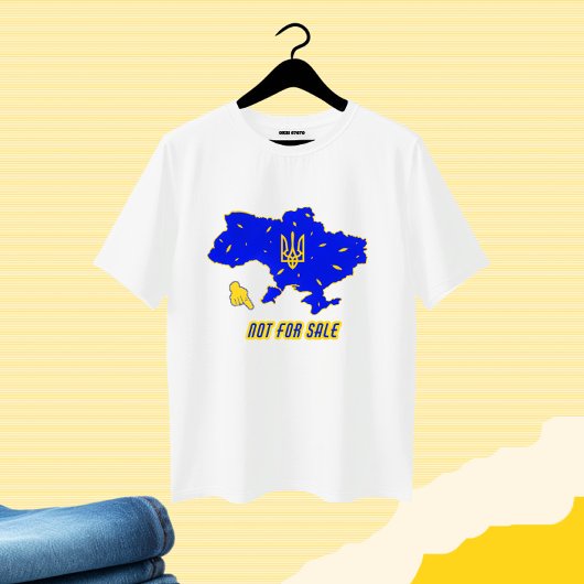 ウクライナの地図 Tシャツ