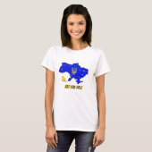 ウクライナの地図 Tシャツ (正面フル)