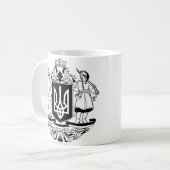 ウクライナの大紋章 コーヒーマグカップ (正面左)