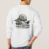 ウクライナの守護者 | スケッチタトゥーTシャツ Tシャツ (裏面)