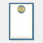 ウクライナの宗教的ザルヴァンニティアの神の母 ポストイット (正面)