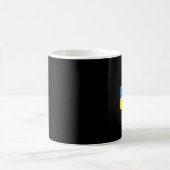 ウクライナの山の反射 - ウクライナの自然のまま コーヒーマグカップ (中央)