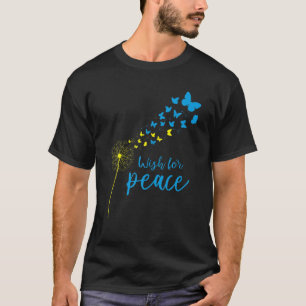 ウクライナの平和のための願いを支援するタンデロン・ウクライナ Tシャツ