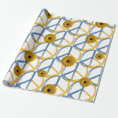 ウクライナの平和のシンボルひまわり ウクライナ戦争 ラッピングペーパー (アンロールド)
