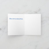 ウクライナの平和 – クレーンとヒマワリ黄色 カード (内部)